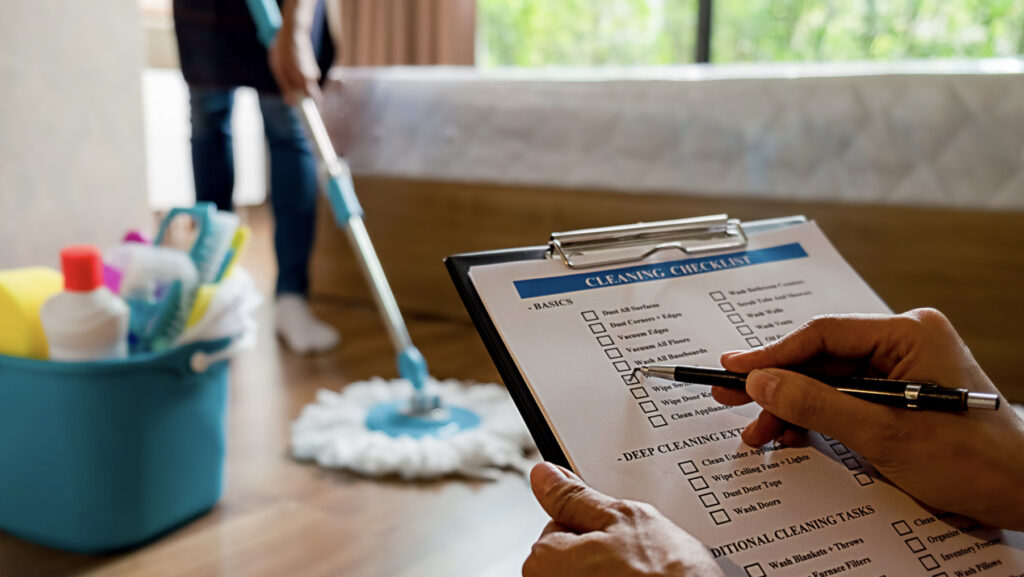 move in cleaning checklist